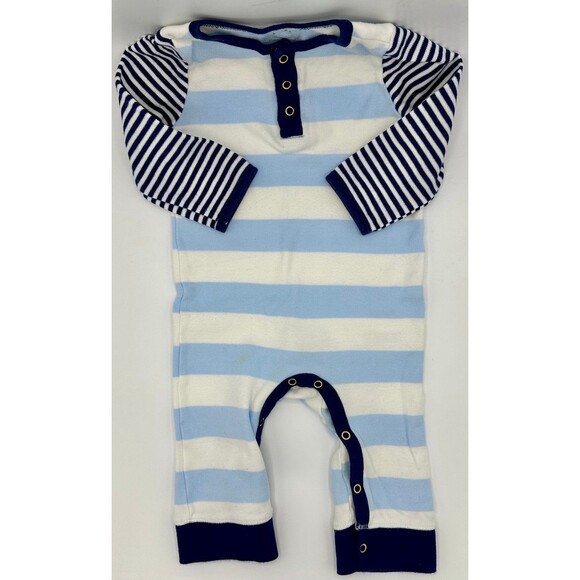 cloud island Other - Cloud Island Long Sleeve Romper. Blue White Stripe (950)